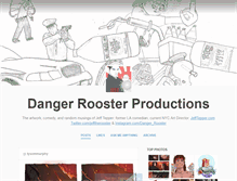 Tablet Screenshot of dangerrooster.com